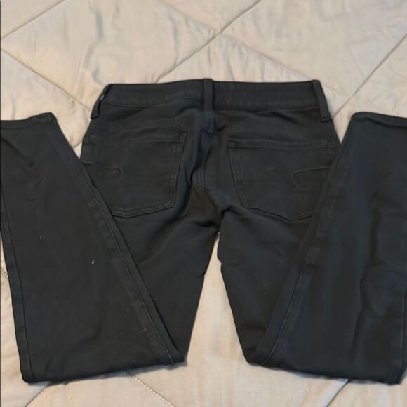 American Eagle Black Skinny pants 00 reg - Picture 2 of 2